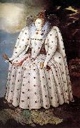 GHEERAERTS, Marcus the Younger Portrait of Queen Elisabeth dfg China oil painting reproduction
